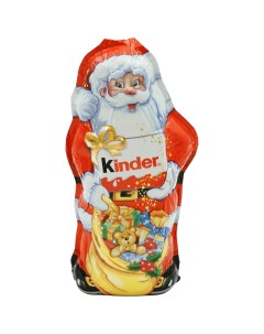 Шоколад фигурный Дед Мороз молочный шоколад 55 г Kinder
