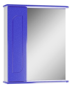 Шкаф зеркало Радуга Синий металлик 60 левый правый Айсберг