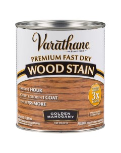 Масло для дерева и мебели Premium Fast Dry Wood Stain Золотой махагон 0 946 л Varathane