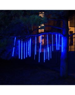 Новогодняя светодиодная гирлянда уличная Тающие Сосульки H0151 3 м синяя Baziator