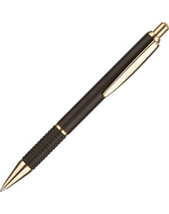 Ручка шариковая металлический корпус черный Attache