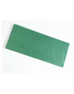 Бумага упаковочная тишью 50 x 66 см Декор темно зеленая 10 шт Азалия
