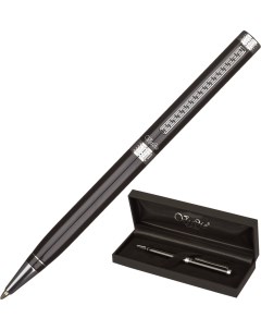 Ручка шариковая черный лак синяя 0 7 мм 1 шт Verdie