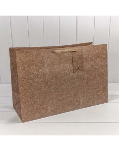 Пакет подарочный Премиум 2667 64 42 25 cм картон коричневый Omg