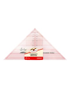 Линейка треугольник с углом 90 градация в дюймах размер 7 1 2 x 15 19 05x37 1см Hemline
