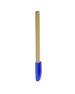Ручка шариковая 1 0 мм стержень синий корпус треугольный золотой 50шт Calligrata