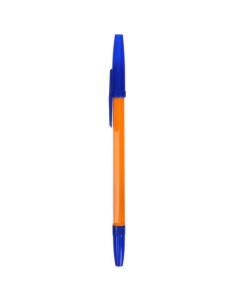 Ручка шариковая 0 7 мм стержень синий корпус оранжевый 100шт Calligrata