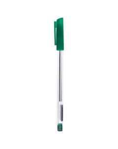 Ручка шариковая 0 7 мм стержень зелёный корпус прозрачный 100шт Calligrata