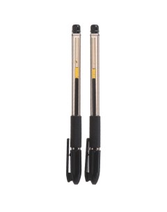 Ручка гелевая 2 штуки 0 7 мм с резиновыми держателями для ЕГЭ в пакете 4шт Calligrata