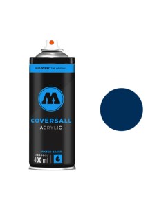 Аэрозольная краска Coversall Water Based 400 мл ultramarine blue синяя Molotow