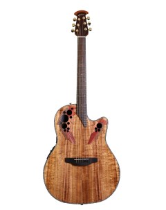Электроакустическая гитара CE44P FKOA Celebrity Elite Mid Cutaway Natural Figured Ovation