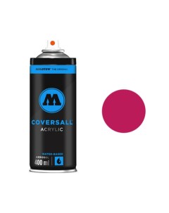 Аэрозольная краска Coversall Water Based 400 мл telemagenta розовая Molotow