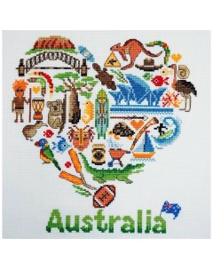 Набор для вышивания 11 001 25 Австралия Марья искусница