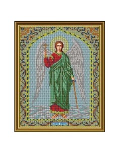 Набор для вышивания бисером И 030 Икона Ангел Хранитель 25х32 см арт И03 Galla collection