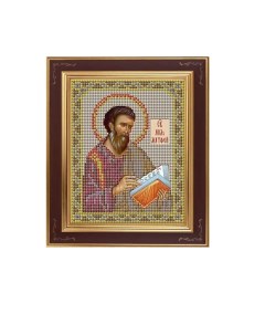 Набор для вышивания бисером М 264 Св апостол и евангелист Матфей 12х15 с Galla collection