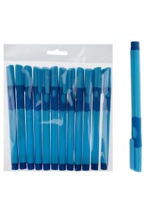 Ручка шариковая 0 7 мм цвет синий корпус синий 12шт Calligrata