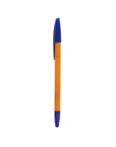 Ручка шариковая 0 7 мм стержень синий корпус оранжевый 100шт Calligrata