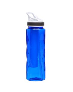 Бутылка для воды 700 мл shapes с поильником 25 х 7 см синяя Nobrand