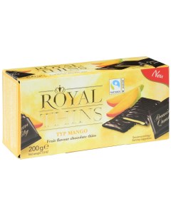 Шоколад Royal Thins со вкусом манго 200 г Halloren
