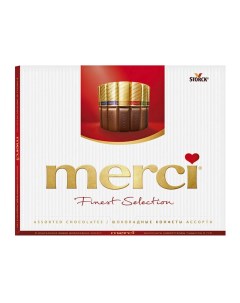 Набор шоколадных конфет Ассорти 8 видов 200 г Merci