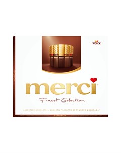 Шоколадный набор Storck Ассорти 4 вида с начинкой из шоколадного мусса 210 г Merci