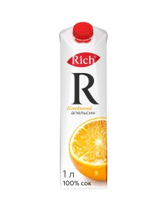 Сок апельсиновый с мякотью 1 л Rich