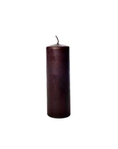 Свеча Pillar коричневая 24 см Mercury