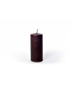 Свеча Pillar коричневая 18 см Mercury