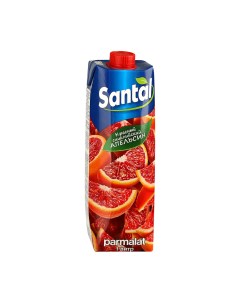 Напиток сокосодержащий из красных сицилийских апельсинов 1 л Santal