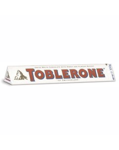 Шоколад Белый с медово миндальной нугой 100 г Toblerone