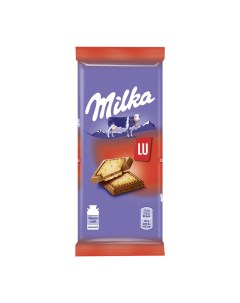 Шоколад молочный с печеньем LU 87 г Milka