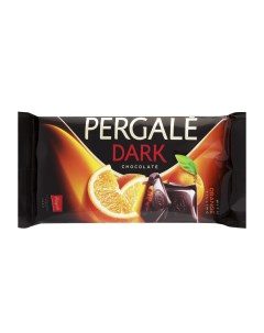Шоколад темный с апельсиновой начинкой 100 г Pergale