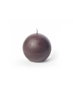 Свеча Sphere коричневая 12 см Mercury