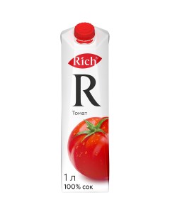 Сок томатный с солью 100 1 л Rich