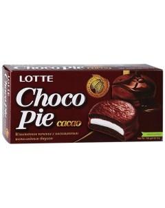 Печенье Chocopie Cacao 168 г Lotte
