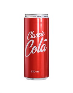 Напиток газированный Classic cola 0 33 л Жара