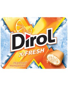 Жевательная резинка X Fresh Ледяной мандарин без сахара 16 г Dirol