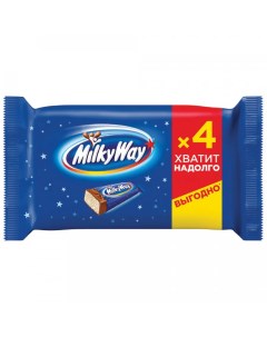 Шоколадные батончики 4х26 г Milky way