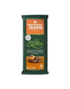Шоколад молочный миндаль со стевией 75 г Trapa