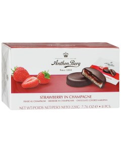 Конфеты шоколадные Клубника в шампанском 220 г Anthon berg