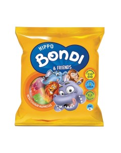 Жевательный мармелад с витаминами 70 г Hippo bondi