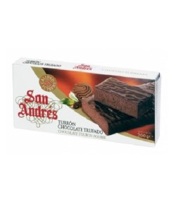 Кондитерское изделие San Andres Туррон из трюфеля в темном шоколаде 200 г Frutas y turrones