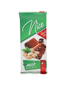 Шоколад молочный Nice с арахисом 80 г Chocomoco