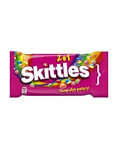 Драже 2в1 в разноцветной глазури 38 г Skittles