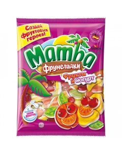 Мармелад фрукты и йогурт 140 г Mamba