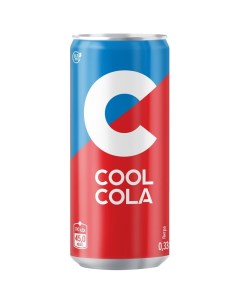 Напиток газированный Cool Cola безалкогольный сильногазированный 0 33 л Очаково