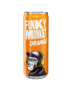 Напиток газированный Orange 0 33 л Funky monkey