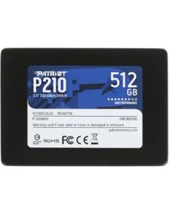 Накопитель SSD 512Gb P210 2 5 SATA III P210S512G25 Patriòt