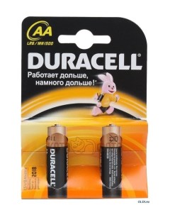 Батарейка LR6 2BL Basic AA 2шт Duracell
