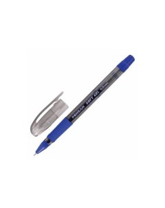 Ручка гелевая с грипом Soft Gel Fine СИНЯЯ игольчатый узел 0 5 мм линия 0 4 мм 12 шт Pensan